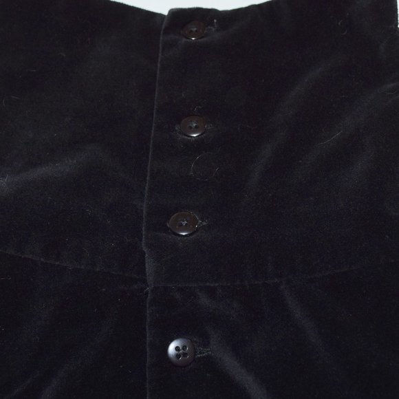 Children's Place Black Velvet Christmas Holiday Dress/Jumper - 24 Months - Picture 5 of 8